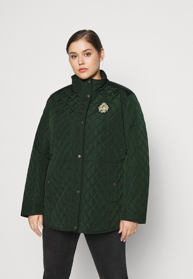 CREST QUILTED JACKET - Light jacket - hunter green