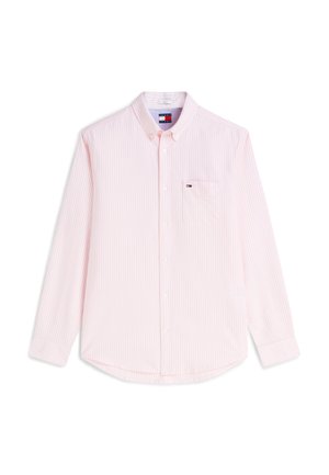 Tommy Jeans, OXFORD SHIRT - Πουκάμισο - pink daisy stripe