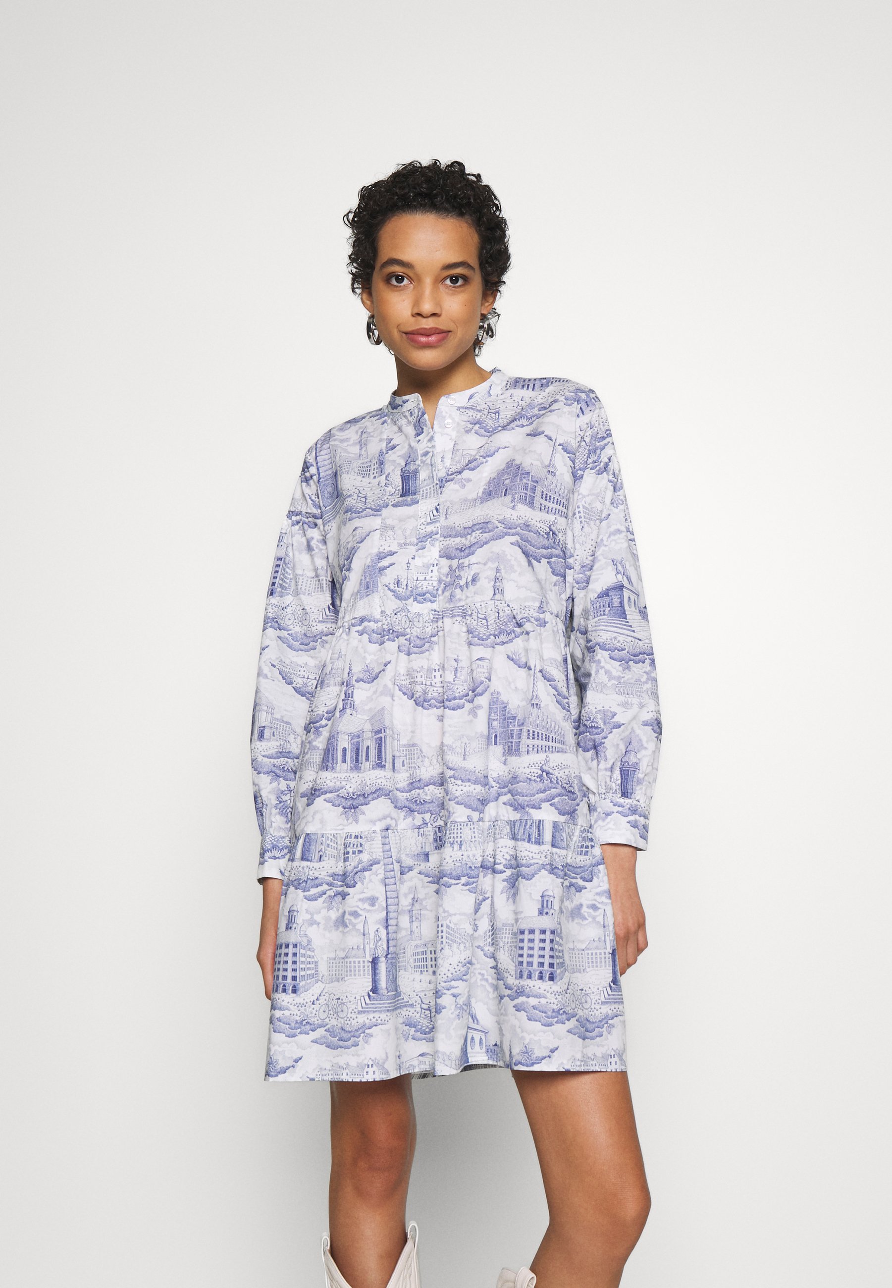 Samsøe Samsøe MARGO SHIRT DRESS Skjortekjole city of Skjorter til dame, herre og barn Benetton på nett hos Zalando.no
