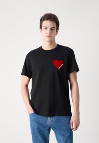 FROM FUTURE Majica kratkih rukava s printom - noir