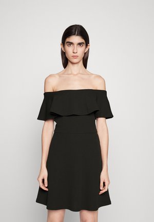 JDY JDYLEONORA OFF SHOULDER DRESS - Džersejové šaty - black