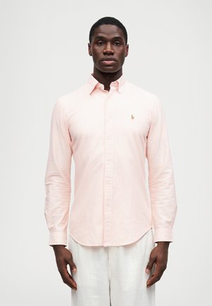 LONG SLEEVE SPORT SHIRT - Srajca - peach/white