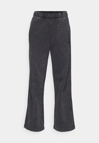 ICONS WASH WIDE LEG PANTS - Joggebukse - black