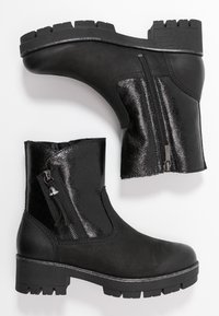 Tamaris Botines con plataforma - black