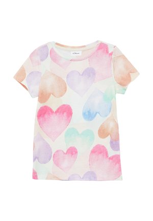 T-shirt imprimé - wollweiß