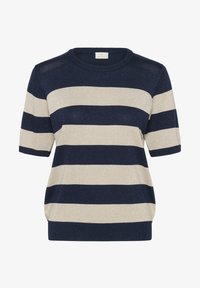 Ausgewählt, midnight feather wide stripe