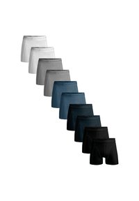 MUCHACHOMALO 10 PACK - Ozke boksarice - black blue grey white