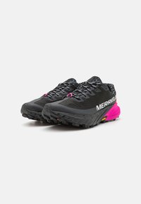 Merrell AGILITY PEAK 5 - Bėgimo bateliai, skirti nelygiam paviršiui - black/multi-coloured