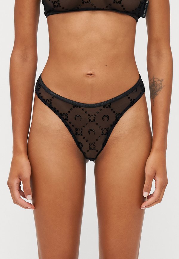 MOONOGRAM FLOCK HIGH CUT
PANTIES - Slip