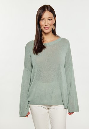 usha, Trui - sage green