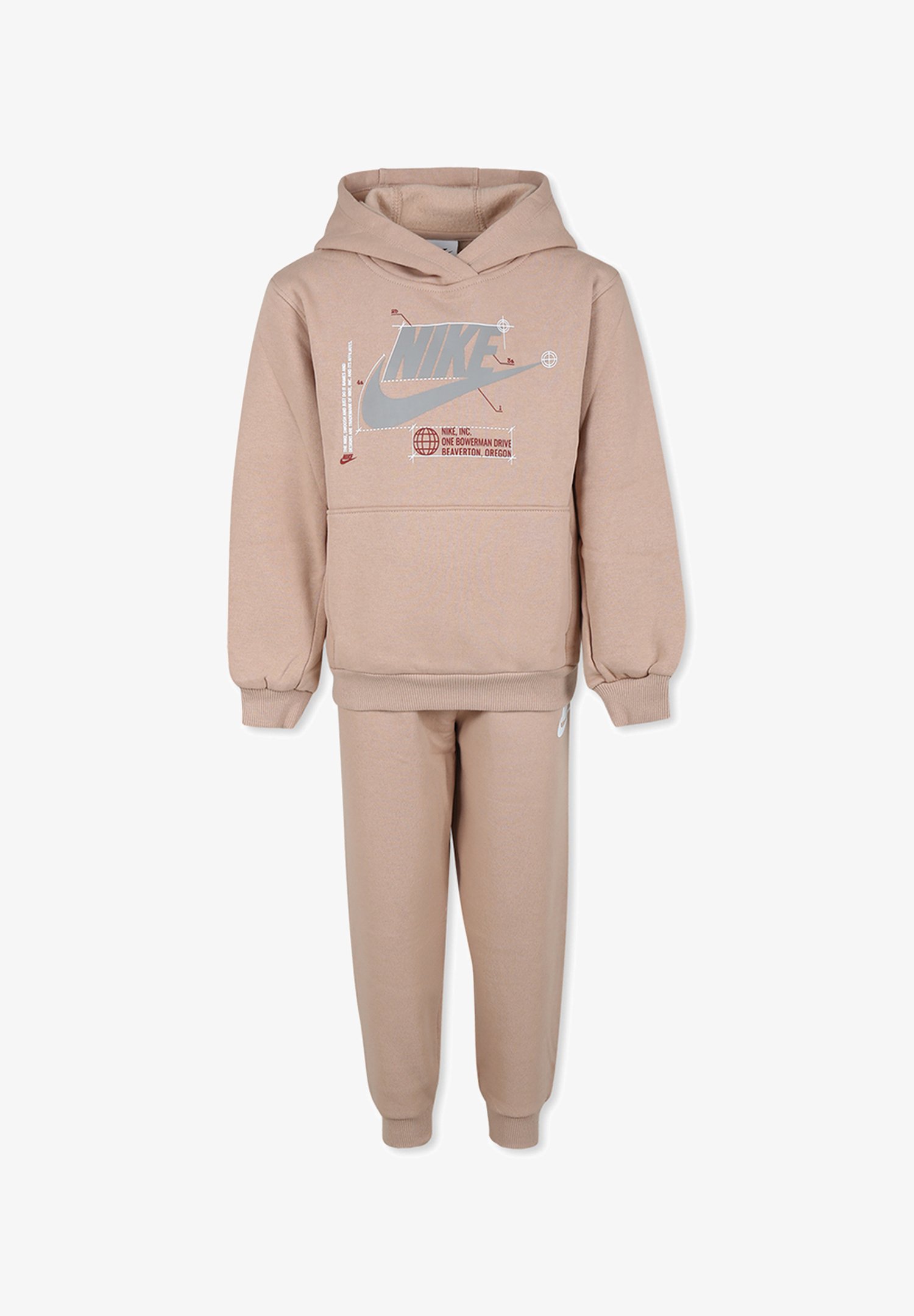 Nike Sportswear COMPLETO SET Tuta beige