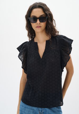 Bluse - black