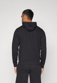 Kappa HOODED SWEATSHIRT SMALL LOGO - Džemperis su gobtuvu - caviar