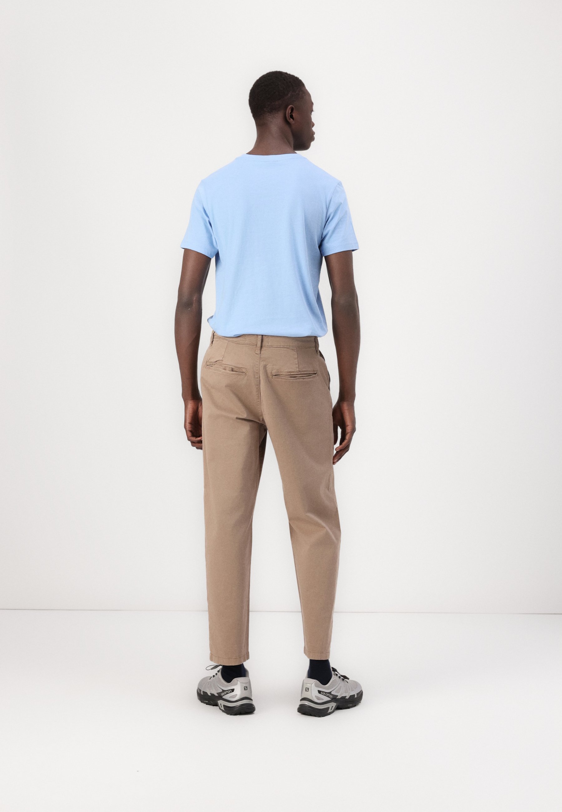 Selected Homme SLH LOOSE DONALD PANT - Chinos - greige/beige