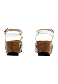 PLAKTON COMPENSÉES SO FINAL - Sandalen met plateauzool - blanc