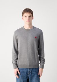 HUGO SAN CASSIUS - Strickpullover - medium grey