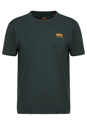 Alpha Industries SMALL LOGO - Basic T-shirt - dark petrol