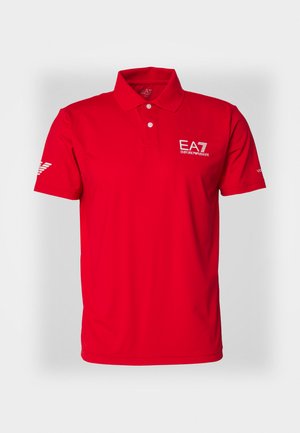 EA7 Emporio Armani MULTI VENTUS7 - Polo majica - racing red