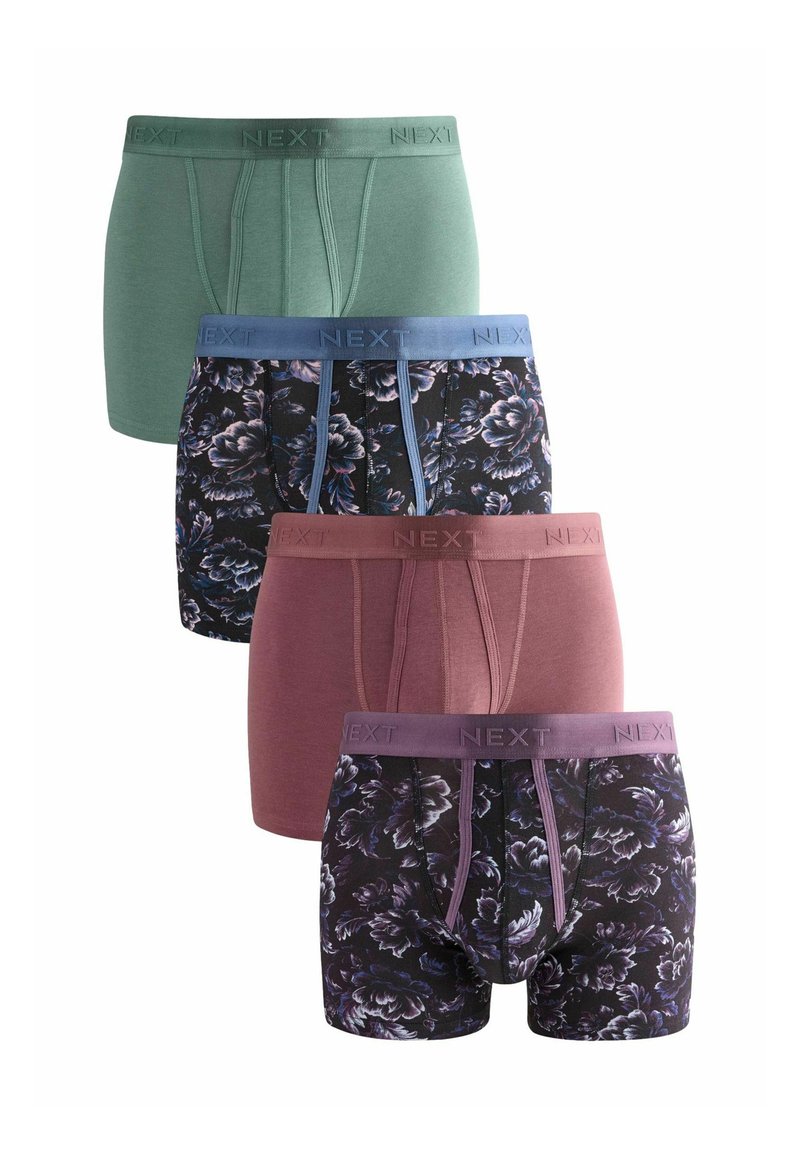 Next SIGNATURE A-FRONTS FOUR PACK - Gaćice - black  purple green floral