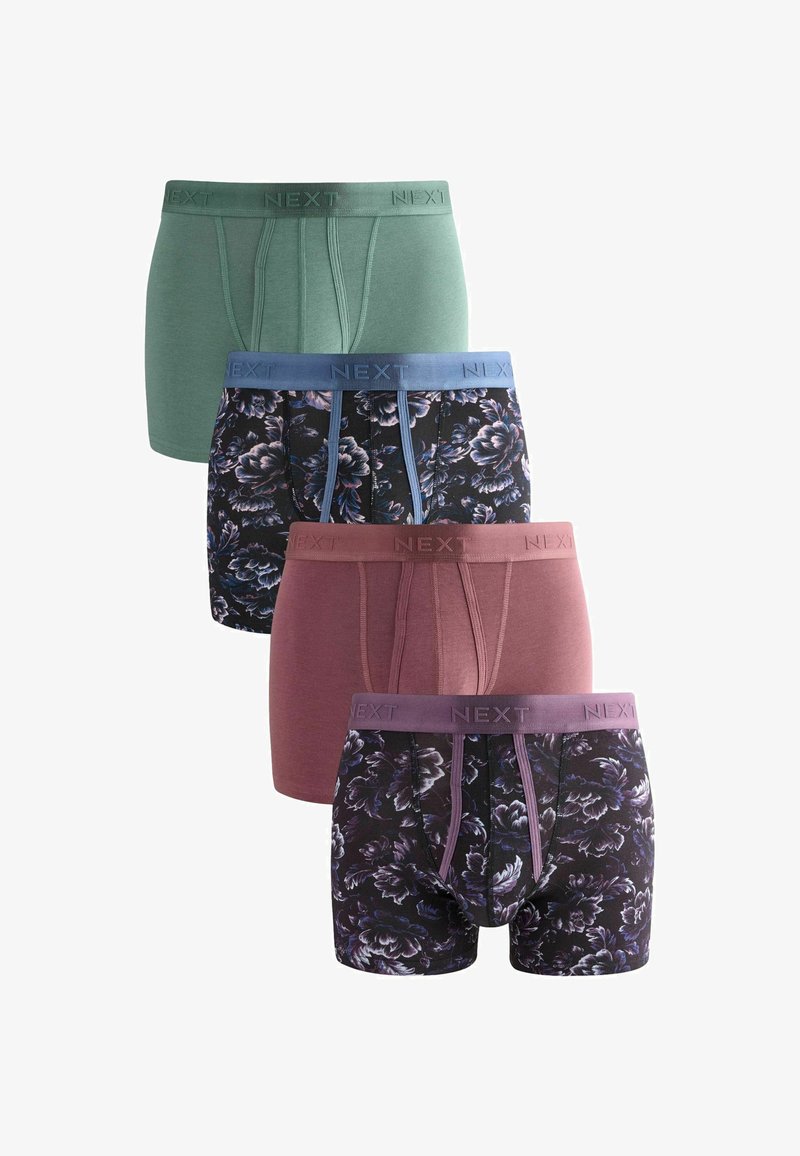 Next SIGNATURE A-FRONTS FOUR PACK - Gaćice - black purple green floral