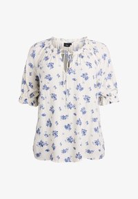 Neizbrano, white w blue flower