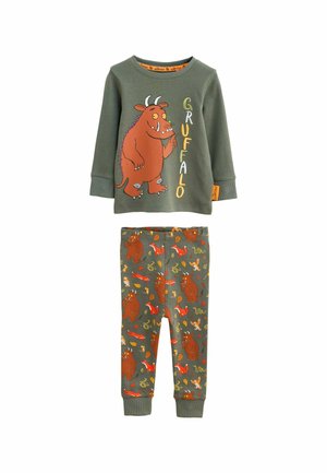 SINGLE LICENSE SNUGGLE - Pyjama set - charcoal grey brown gruffalo