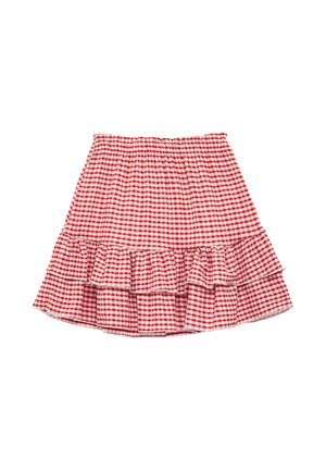 GINGHAM - Gonna a campana - red