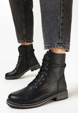 Super Mode Bottines à lacets - noir