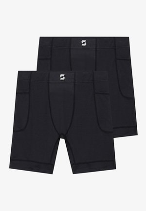 Pier One Sport 2 PACK - Tights - black
