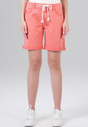 Denim shorts - washed pink