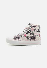 High-top trainers - white
