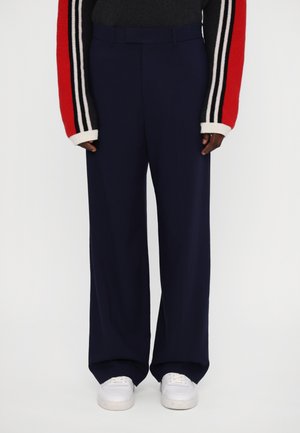 MSGM PANTALONE PANTS - Stoffhose - navy