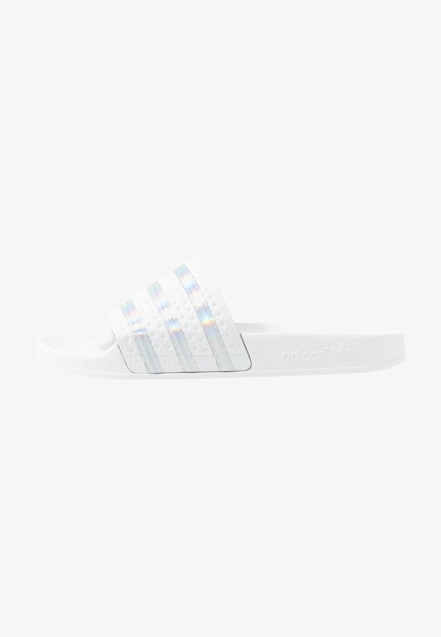ADILETTE SPORTS INSPIRED SLIDES - Mules - crystal white/footwear white