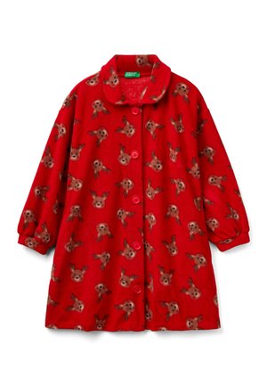 IN ONE SIDE BRUSHED FLEECE WITH COLLAR AND BUTTONS - Camisón - multicolor
