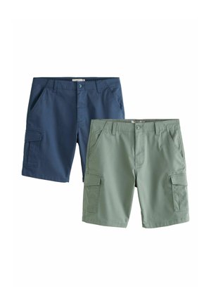 REGULAR FIT   - Cargohose - ink blue sage green