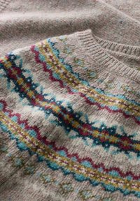 Seasalt Cornwall SEAS EDGE - Svetr - multi knit harlyn pink grass multi