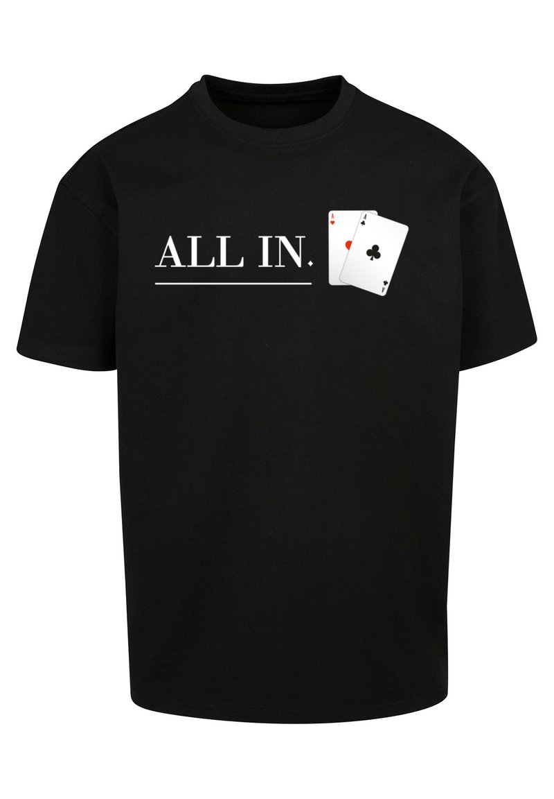 T-shirt Poker – Noir, Imprimé Paire D'As American Airlines, Dashop, Neuf