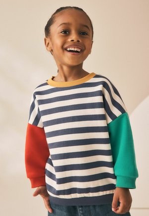 Next, REGULAR FIT - PRINTED CREW NECK SWEAT TOP UNISEX - Sweatshirt - hotch potch stripe