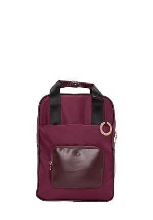 O Bag Zaino - burgundy plain