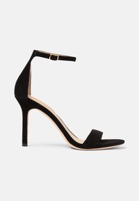 ALLIE SUEDE SANDAL - Sandali z visoko peto - black