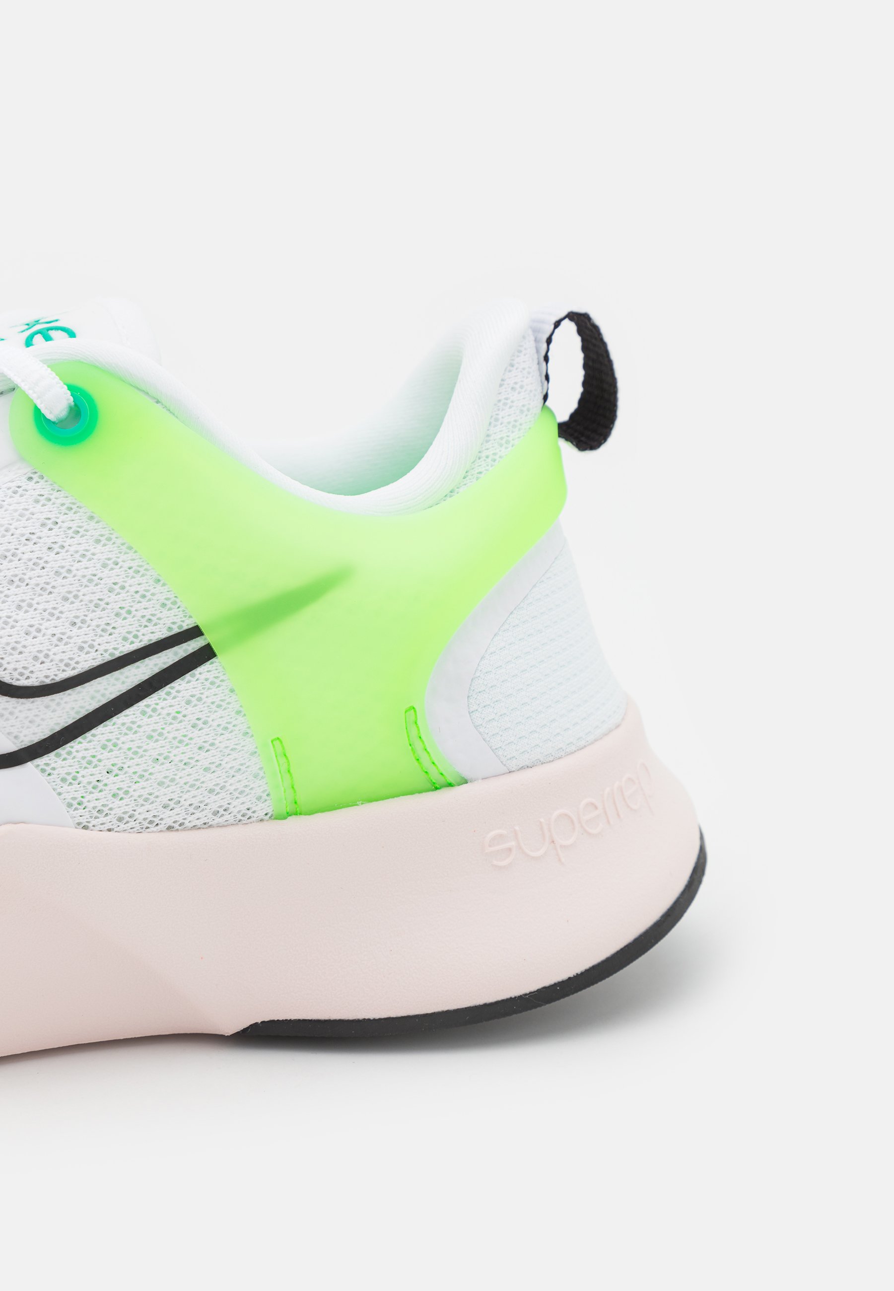 Nike Performance Zapatillas de entrenamiento - white/black/green  strike/light soft pink/pink glaze/roma green/blanco - Zalando.es