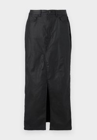 NMKATH SLIT LONG SKIRT - Jupe longue - black