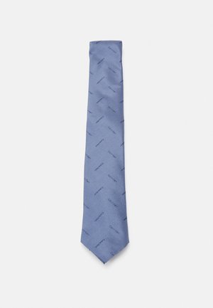 MONOGRAM TIE - Tie - iron blue