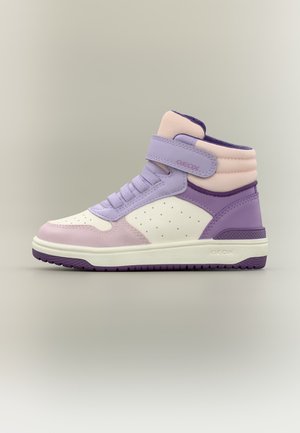 Geox, WASHIBA GIRL - Sneaker high - white/dark lilac