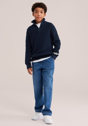 WE Fashion, Pullover - blue