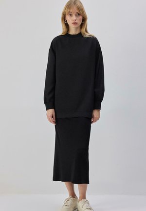 Bluză de molton - black