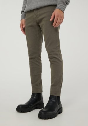 TASCHE - Jeans slim fit - salvia