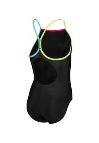 Arena LIGHT DROP SOLID - Badedragt - black soft green water freak rose