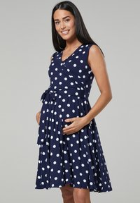 Chelsea Clark CIĄŻOWA Z FUNKCJĄ KARMIENIA - Dnevna haljina - dark blue white