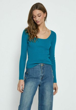Desires EANNA LONG SLEEVE - Jumper - crystal teal